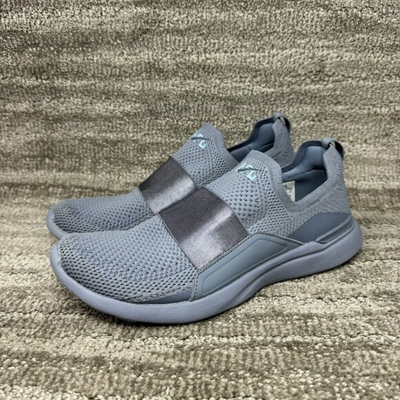 APL Athletic Propulsion Labs Techloom Bliss Mens 7.5 Blue Slip On Running Shoes - Picture 2 of 9